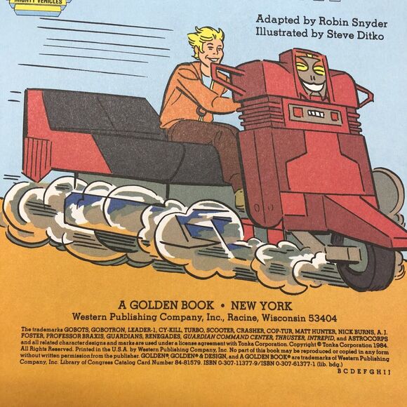 Vintage 1984 GoBots Golden Super Adventure Books Lot: War & On Earth - Picture 15 of 16